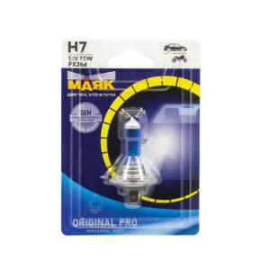 Автолампа H7 12V 55W ORIGINAL PRO Маяк