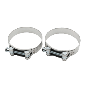 Хомут силовой одно болтовый Ø104-112 мм нержавеющая сталь 2 шт Маяк