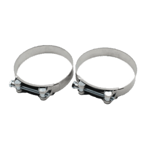 Хомут силовой одно болтовый Ø113-121 мм нержавеющая сталь 2 шт Маяк