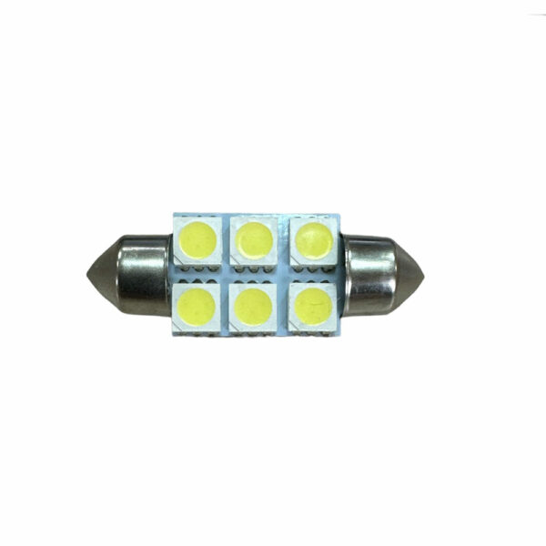 Светодиод 24V T11 6SMD (5050) WHITE 5000к АвтоСвет