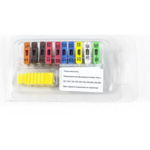 Набор предохранителей флажковых с пинцетом 10 шт МАЯК Авто