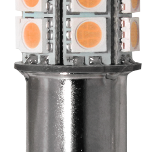 Светодиод 12V T25/5 15SMD ORANGE Button кнопка МАЯК