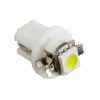 Светодиод 12V T5 1SMD WHITE WITH CAP МАЯК