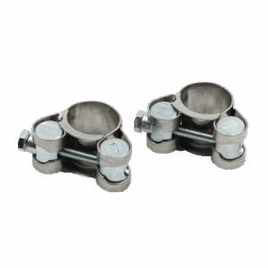 Хомут силовой одно болтовый Ø17-19 мм нержавеющая сталь 2 шт Маяк