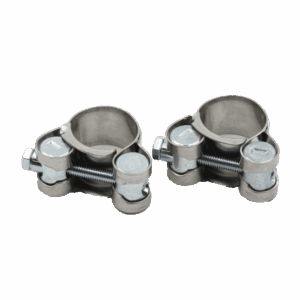 Хомут силовой одно болтовый Ø20-22 мм нержавеющая сталь 2 шт Маяк