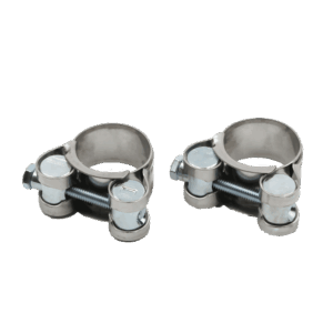 Хомут силовой одно болтовый Ø23-25 мм нержавеющая сталь 2 шт Маяк