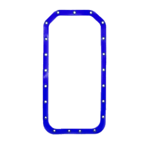 Прокладка масляного картера ЗМЗ 402 силикон с металлическими шайбами A-RUS