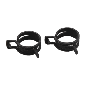 Хомут пружинный Ø27 мм черный 2 шт Маяк