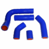 Комплект патрубков охлаждения ГАЗель 33021 ЗМЗ 402 силикон синий 5 шт Technik