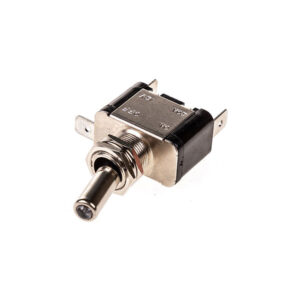 Тумблер 12V 20A (3с) ON-OFF однополюсный LED синий МАЯК Авто