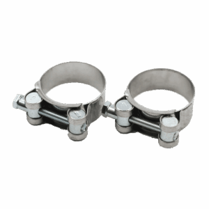 Хомут силовой одно болтовый Ø40-43 мм нержавеющая сталь 2 шт Маяк