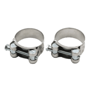 Хомут силовой одно болтовый Ø44-47 мм нержавеющая сталь 2 шт Маяк