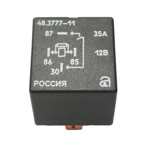 Реле 4 контактное 35А 12V с резистором АВАР