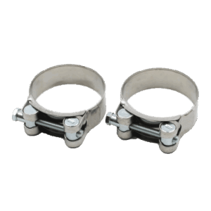 Хомут силовой одно болтовый Ø56-59 мм нержавеющая сталь 2 шт Маяк