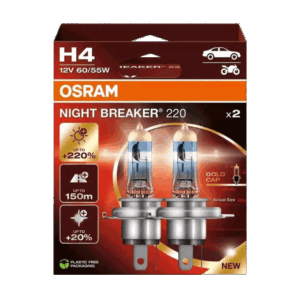 Автолампа H4 12V 60/55W +220% NIGHT BREAKER OSRAM