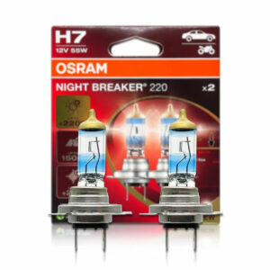 Автолампа H7 12V 55W +220% NIGHT BREAKER OSRAM