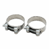 Хомут силовой одно болтовый Ø68-73 мм нержавеющая сталь 2 шт Маяк