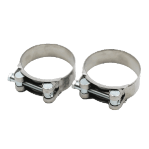 Хомут силовой одно болтовый Ø68-73 мм нержавеющая сталь 2 шт Маяк