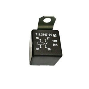 Реле 4 контактное 50А 12V с кронштейном АВАР