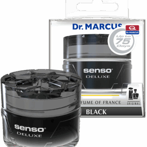 Освежитель гелевый Senso Deluxe Black  (коробка) Dr.MARCUS