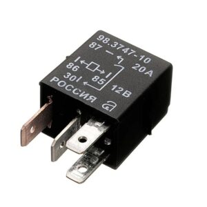 Реле 4-х контактное 20А 12V малогабаритное АВАР