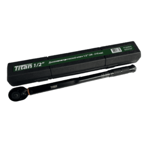 Ключ динамометрический 1/2″ 450 мм 28-210 H/м с кейсом TITAN