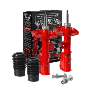 Амортизатор LADA ВЕСТА передний масляный Racing Комфорт занижение -50 мм SS-20