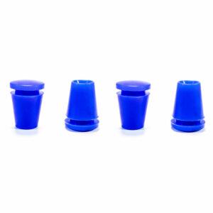 Опора экрана двигателя LADA 1118 2170 2190 силикон синий 4 шт A-RUS