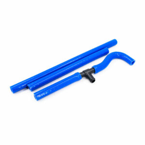 Комплект патрубков отопителя LADA 2112 силикон синий 4 шт с тройником A-RUS