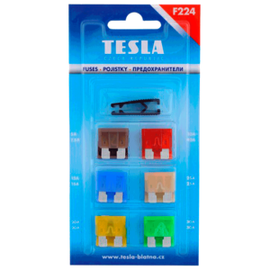 Набор предохранителей TESLA евро (12 шт.+щипцы) Tesla