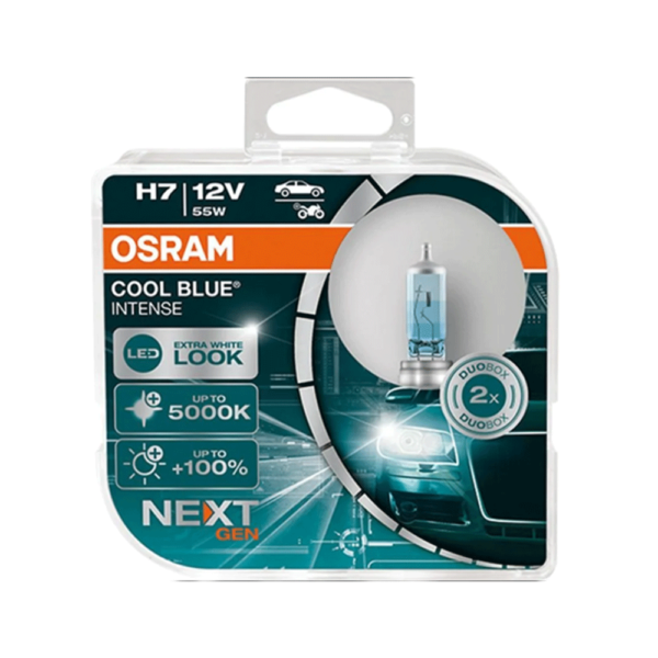 Автолампа H7 12V 55W+100% COOL BLUE INTENSE 5000k NEXT OSRAM