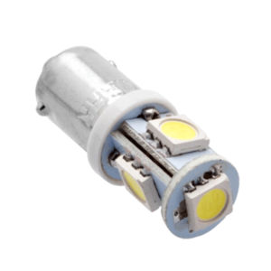 Светодиод 24V T 8 4SMD WHITE BA9S Маяк