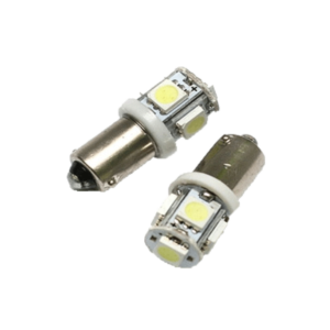 Светодиод 12V T 8 5SMD WHITE 5000K BA9S диод 5050 Маяк