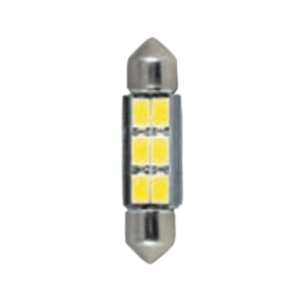 Светодиод 12V T11x36 6SMD (5730) А-36 SUPER WHITE Маяк