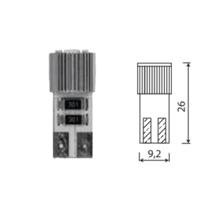 Светодиод 12V T10 6SMD (3014) CANBUS W2.1x9.5D WHITE (2шт.)