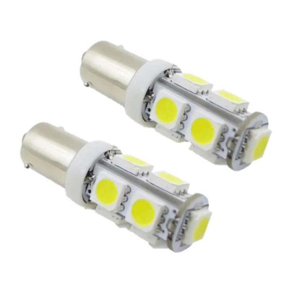 Светодиод 12V T8 9SMD(5050) BA9s WHITE АвтоСвет